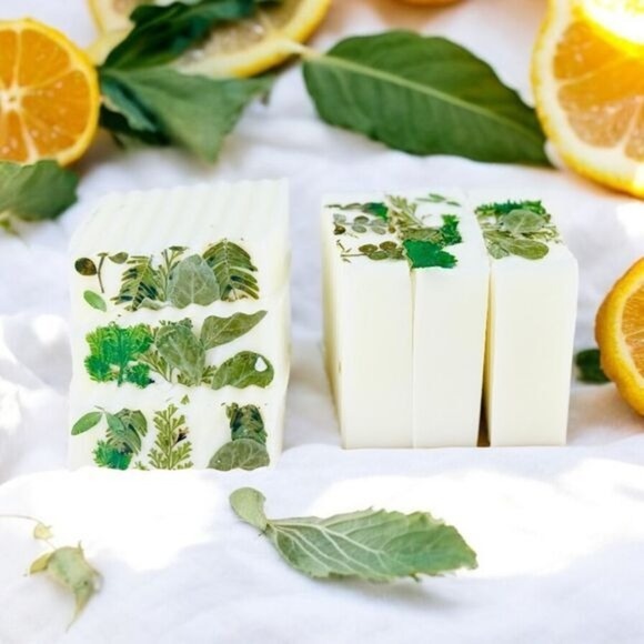 Organic Triple Butter Soap White Citrus Sage 5oz (Great Holiday Gift) - Picture 5 of 7